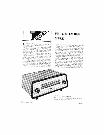 M.B.L.E. BBO 840 FM tuner M.B.L.E.  (tubes)   (ca 1963)